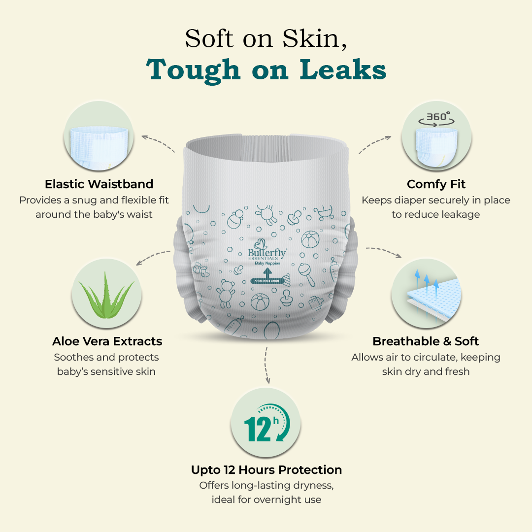 Baby Diapers – All-Day Dryness and Aloe Vera Care - Small thumbnail 7