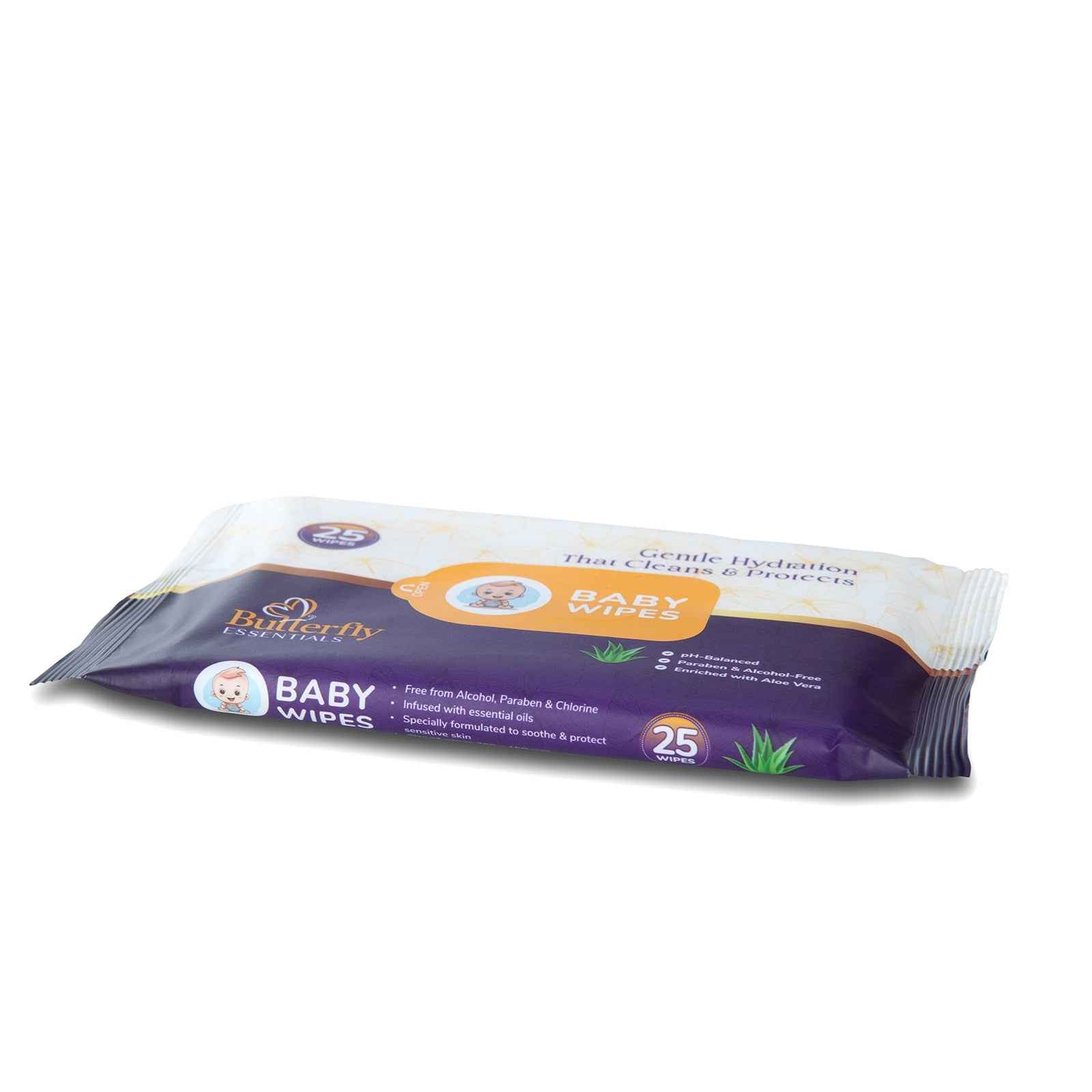 Baby Wipes Pack of 25 for Gentle and Effective Cleaning thumbnail 2